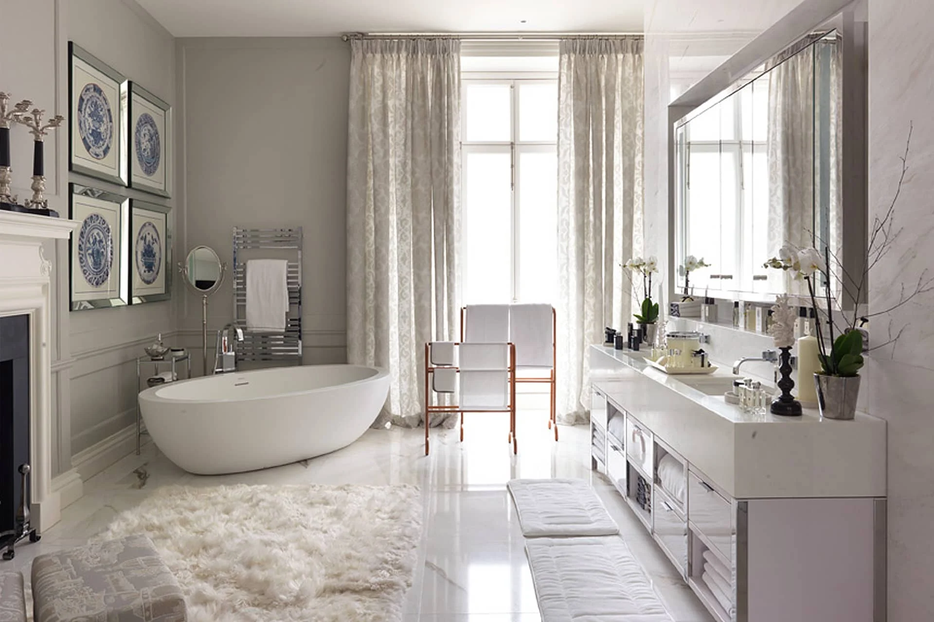Nicola Parkin Design - Belgravia, London - Master Bathroom